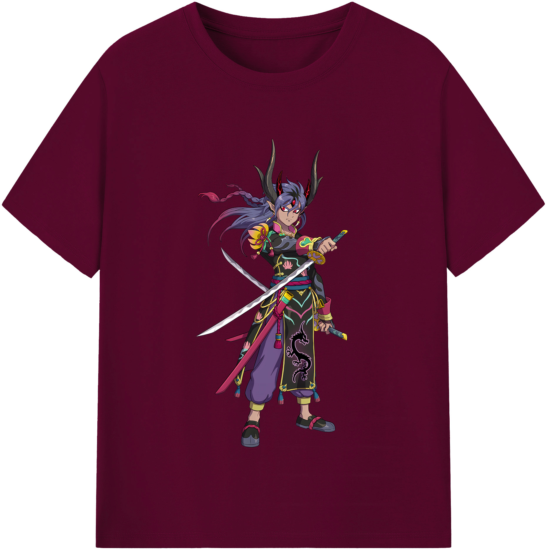 （画像用） 妖怪ウォッチ Yo-kai Watch レディースカジュアルプリントTシャツ（綿100％）